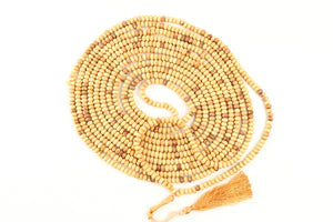 Genuine Lemon Wood Tasbih, 1000 Prayer Beads Misbaha Tasbih Tasbeeh Tesbih 4.5x6.5 mm Dhikr Prayer Beads, Lemon Tree Beads