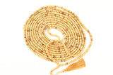 Genuine Lemon Wood Tasbih, 1000 Prayer Beads Misbaha Tasbih Tasbeeh Tesbih 4.5x6.5 mm Dhikr Prayer Beads, Lemon Tree Beads