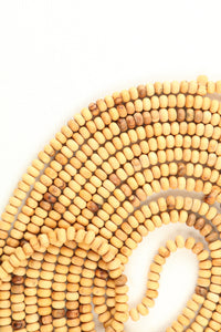 Genuine Lemon Wood Tasbih, 1000 Prayer Beads Misbaha Tasbih Tasbeeh Tesbih 4.5x6.5 mm Dhikr Prayer Beads, Lemon Tree Beads