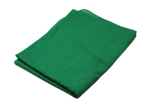 Enerald Green Cotton Wrapping Fabric for Imamah, Turban for Kufi Cap , Wrapping Cloth for Muslim Cap