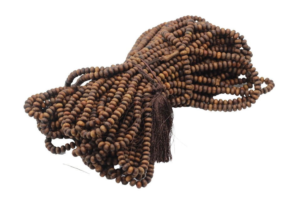 Handcrafted Juniper Wood Prayer Beads - 5000 Beads for Spiritual Practices - Wooden Tasbih for Mindfulness and Relaxation