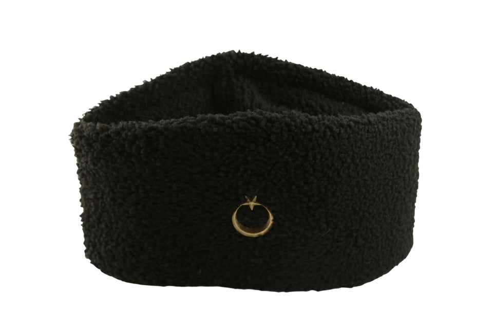 Genuine Fur Astrakhan Cap, Star and Crescent Caucasian Kubanka, Karakul Hat Winter Cap, Cossack Winter Hat Papaha, Chechen hat