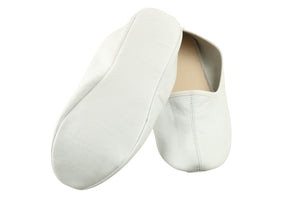 Genuine Leather Handmade Tawaf Shoes Men Size, Pure White Winter socks, Shoes, Slippers Islam Mest, Tawaf Socks, Home Shoes