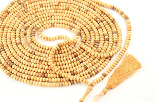 Genuine Lemon Wood Tasbih, 1000 Prayer Beads Misbaha Tasbih Tasbeeh Tesbih 4.5x6.5 mm Dhikr Prayer Beads, Lemon Tree Beads