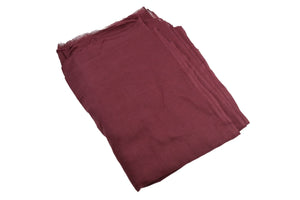 Cotton Wrapping Fabric for Imamahin Burgundy Color, Turban for Kufi Cap , Wrapping Cloth for Muslim Cap, Cotton Fabric