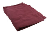 Cotton Wrapping Fabric for Imamahin Burgundy Color, Turban for Kufi Cap , Wrapping Cloth for Muslim Cap, Cotton Fabric