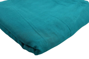 Cotton Wrapping Fabric for Imamah in Teal Color, Turban for Kufi Cap , Wrapping Cloth for Muslim Cap, Cotton Fabric