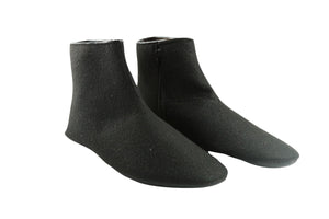 Felt and Leather Home Slippers, Womens Ankle Boot for Indoor Wear, Felt Slippers, House Shoes with Leather Sole, Barefoot Shoes for Home