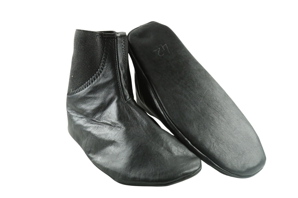 100% Genuine Sheep Leather Socks Men Size, Diabetic socks, Swollen Feet Slippers, Khuffain Kuff khuff Quff, Socks for Swollen Feet