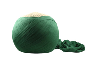 Cream and Green Dargah Imamah, Islamic Home Decor, sufi ornaments, sufism decoration