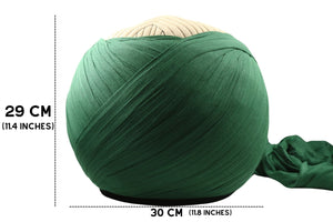 Cream and Green Dargah Imamah, Islamic Home Decor, sufi ornaments, sufism decoration