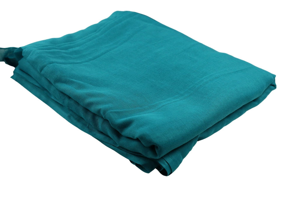 Cotton Wrapping Fabric for Imamah in Teal Color, Turban for Kufi Cap , Wrapping Cloth for Muslim Cap, Cotton Fabric