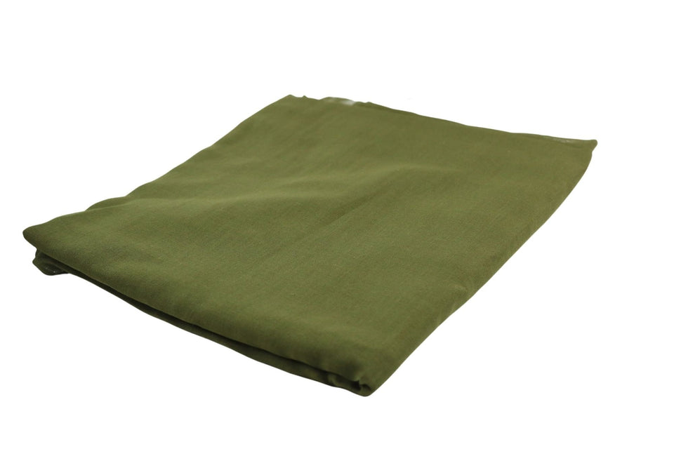 Cotton Wrapping Fabric for Imamah in Olive Green Color, Turban for Kufi Cap, Wrapping Cloth for Muslim Cap, Cotton Fabric