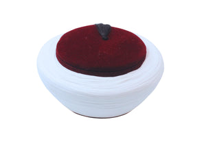 Al Imama Misriyya Fez Hat Imamah, 7 meters cloth wrapped, Egyptian Turkish Red Fez Tarboush Hat Black Tassel
