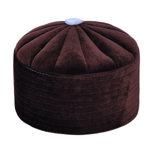Skull Cap taqiyyah hat - Brown Taquiyah Men Kufi - Crochet Kufi Muslims- Muslims Hat- Islamic gift - Kufi koofi kofi Topi - Cap Hat Muslim