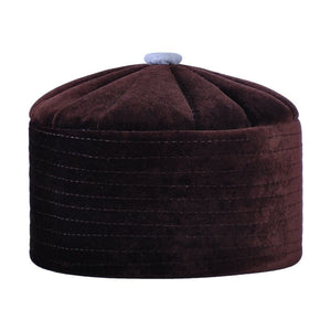 Skull Cap taqiyyah hat - Brown Taquiyah Men Kufi - Crochet Kufi Muslims- Muslims Hat- Islamic gift - Kufi koofi kofi Topi - Cap Hat Muslim