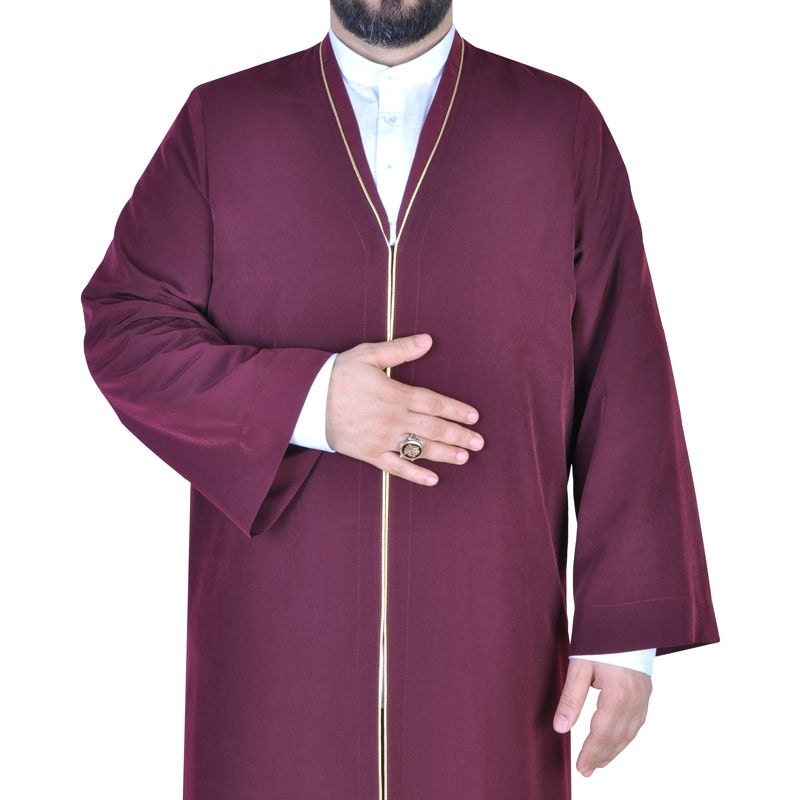 Muslim Long Kurta, S, M, L, XL, 2XL Plain Mens Wear, Thobe, Galabiyya, Jubbah, Islamic Wear, Prayer Robe, Muslim Clothes
