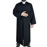 Muslim Long Jubbah - S, M, L, XL, XXL, Plain Mens Wear, Black Thobe, Galabiyya, Kurta, ıslamic wear, Muslim tunic, Muslim Clothes, Prayer