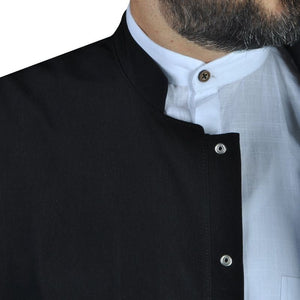 Muslim Long Jubbah - S, M, L, XL, XXL, Plain Mens Wear, Black Thobe, Galabiyya, Kurta, ıslamic wear, Muslim tunic, Muslim Clothes, Prayer