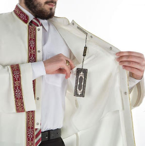 Efsar Muslim Long Kurta XS, S, M, L, XL, XXL  Islamic Mens Wear, Bordured Thobe, Galabiyya, Jubbah, islamic wear, Muslim Tunic, Cubbe
