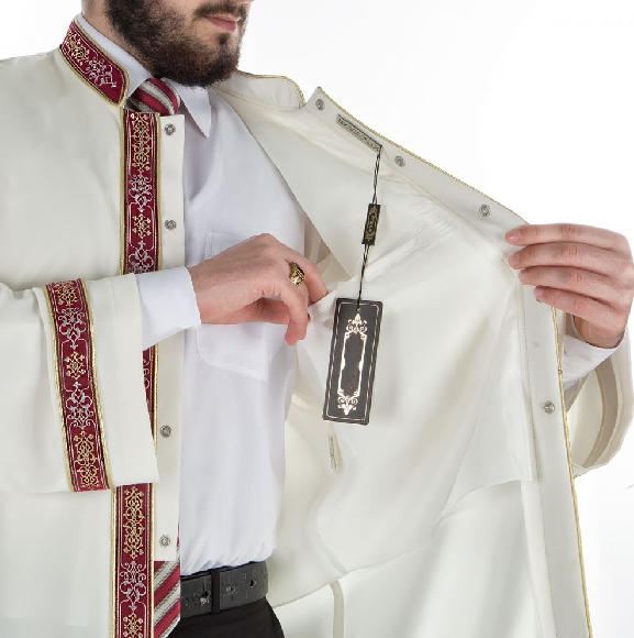 Efsar Muslim Long Kurta XS, S, M, L, XL, XXL  Islamic Mens Wear, Bordured Thobe, Galabiyya, Jubbah, islamic wear, Muslim Tunic, Cubbe