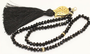 Black Misbahas, beads addu'oin beads, Beads addu'o'in hannu 99 Misbaha, Masbaha, beads Tasbeeh, 99mm beads, Crystal Tasbeeh, TMCB