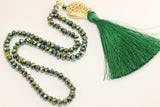 Shiny Green Misbahas, crystal prayer beads, Handmade Prayer Beads 99 Misbaha, Masbaha, 99 beads Tasbeeh, 6mm beads, Crystal Tasbeeh, TMCB