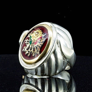 Conquest Ring, Ottoman Ring, Fatih Ring, 925 Sterling Silver Mens Ring, Sultan Mehmed Ring, Signet Ring, Sultans Collection Unique Ring