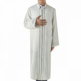 Mga Espesyal na Bata Jubba, Cream Muslim Long Kurta, Plain Mens Wear, Cream Thobe, Galabiyya, Jubbah - islamicbazaar