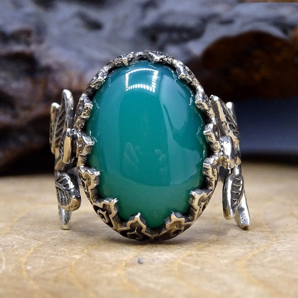 Agate Sterling Silver Ring, Womens Ring, Ideal Gift, Jewelry Gift, Gift for Her, Personalized Ring, Silver Rings, Agate Rings