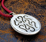 Ogrlica od ahata, Ogrlica ručne izrade od osmanske kaligrafije, Srebrna ogrlica, Nakit od personaliziranog imena, Nakit po meri, poklon njoj, Šarm