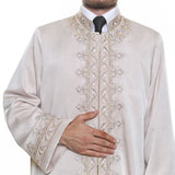 Lux Cream Tawheed Muslim Long Kurta S, M, L, XL Islamska muška odjeća, Cubbe, Thobe, Jubbah, Nova sezona - islamicbazaar