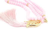 Pink Misbahas, prayer beads, Handmade Prayer Beads 99 Misbaha, Masbaha, 99 beads Tasbeeh, 8mm beads, Tasbeeh, prayer beads, TSPB