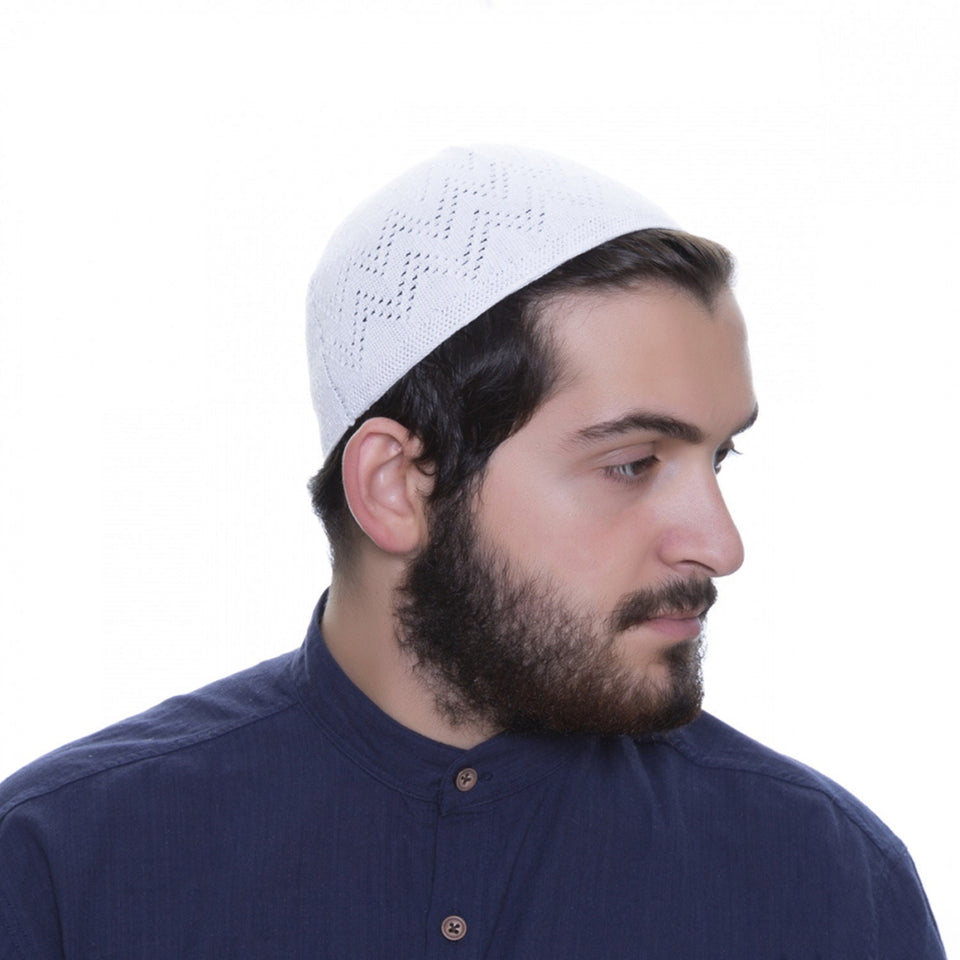 12 даана мусулман куфи шляпасы Такия Такке печи жумшак намаз капкагы, түрк мусулман ислам шляпаларынын сөөгү