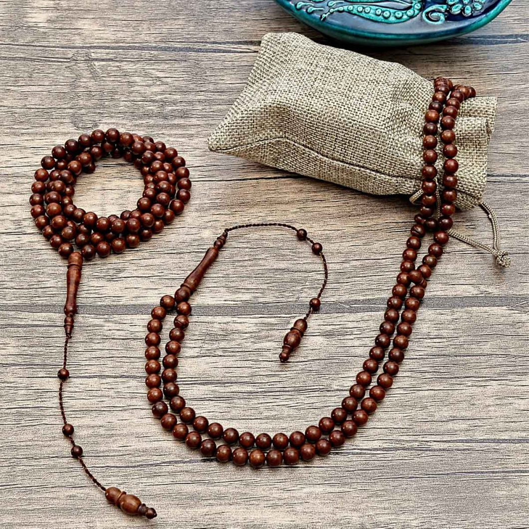 KUKA Prayer Beads 99 Misbaha, 6mm Sebha Tasbih Masbaha Islamic Salah Tasbeeh - islamicbazaar