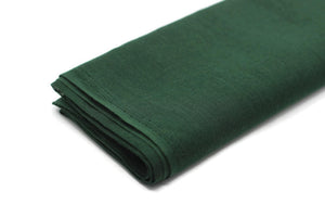 Tissu d'emballage vert foncé pour Imamah, Turban pour casquette Kufi, tissu d'emballage pour casquette musulmane, tissu en coton