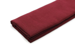 Bordeaux kleur wikkelstof voor Imamah, tulband voor Kufi Cap, wikkeldoek voor moslim Cap, katoenen stof