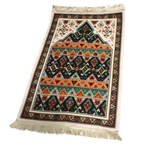 Kilim Sejadah - Lux Prayer Mat - Prayer Rug - Janamaz - Elegant, hoge kwaliteit, luxe - Een uniek islamitisch geschenk