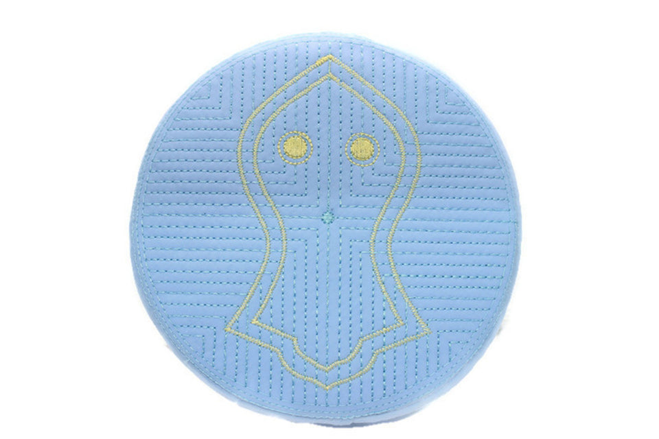 Blue embroidered Nalain Taqiyah, Sunnah Wear, muslim hat, Muslim cap, Islamic gift, koofi, Prayer Hat,  Men Kufi, Crochet Kufi, WHTB
