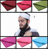 Scegli il tuo colore Tessuto avvolgente in cotone per Imamah - Tessuto Kufi - Tessuto turbante - Turbante colorato - turbante per Sarik
