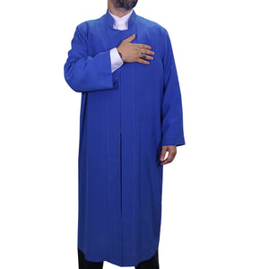 Blue Punto Jubbah S, M, L, XL, XXL  Punto Jubbah, Islamic Mens Wear, Mens Abaya, Thobe, Galabiyya, Long Kurta, Cubbe AKCN07