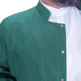 Green Punto Jubbah S, M, L, XL, XXL  Punto Jubbah, Islamic Mens Wear, Mens Abaya, Thobe, Galabiyya, Long Kurta, Cubbe AKCN10