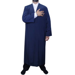 Navy Blue Jubbah S, M, L, XL, 2XL Plain Mens Wear, Blue Thobe, Galabiyya, Jubbah, Muslim Long Kurta, Sunnah Clothing