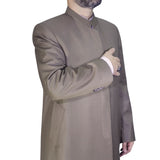 Brown Modest Suit and Shalwar for Muslims, Lux Jubba and Modest Trausers, Sunnah Clothing, Mens Islamic Clothes AKCN18