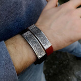 VERKAUF Wählen Sie Ihr Armband, handgefertigtes 925 Sterling Unisex-Armband, echtes Lederarmband, Kalligraphie-Schmuck