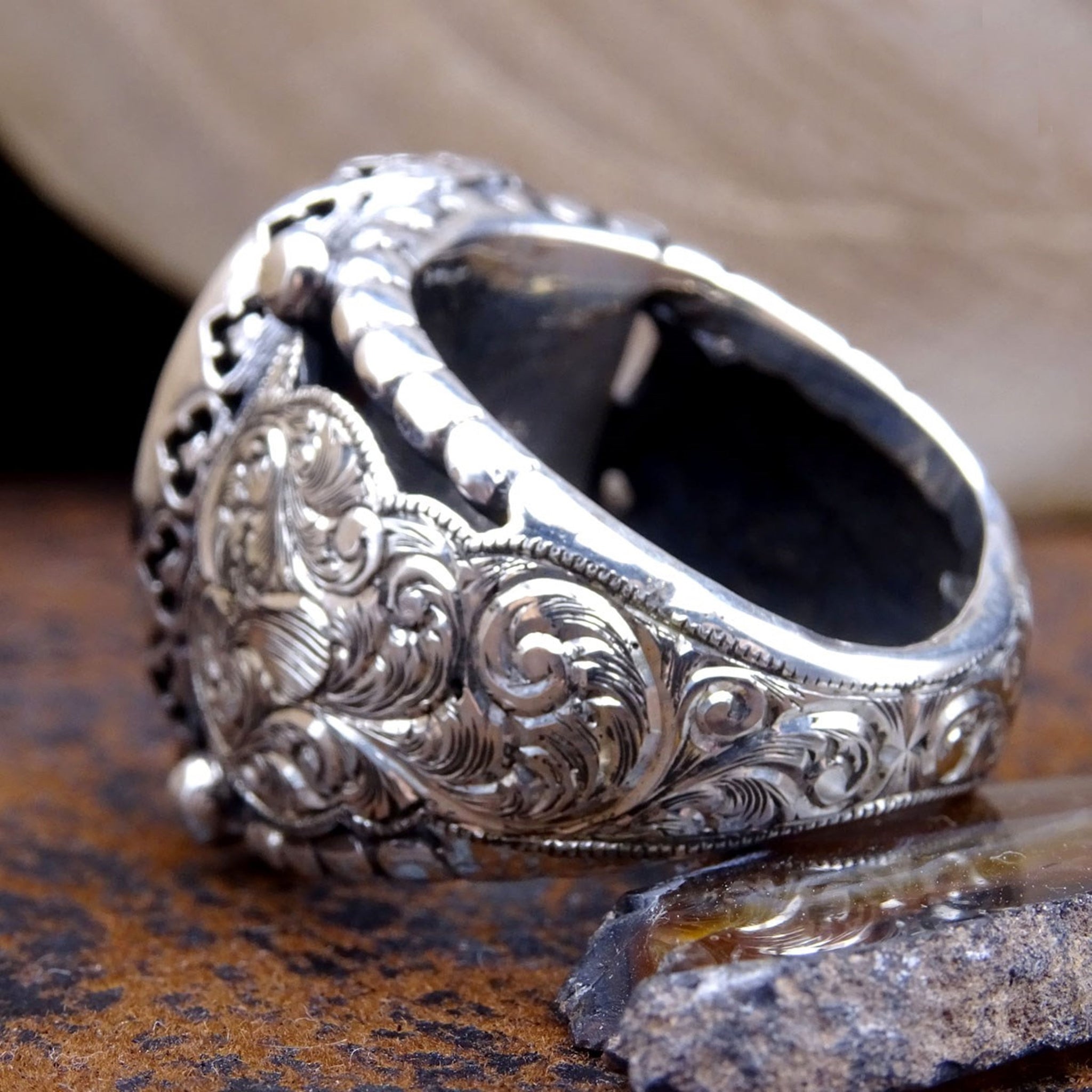 Mens sterling silver ring blanks hotsell