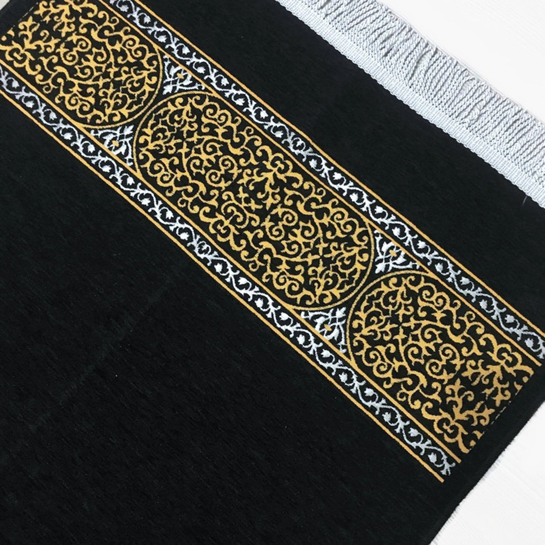 Kaaba Curtain Kiswah Sejadah 02, Prayer Mat, Prayer Rug, A Unique Islamic Gift