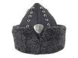 کلاه خز Bork Hatman Ertugrul Dirilis Fur Leather Winter، Kayi قبیله IYI ، رستاخیز Ertugrul Caps TVD 2027