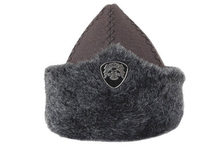 Traditionel osmannisk Bork Hat Ertugrul Dirilis Fur Leather Winter Cap, Kayi Tribe IYI, Resurrection Ertugrul Caps TVD 2022