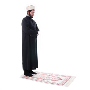 Granded Collet Black Turkish Jubba S, M, L, XL, 2XL Thobe, Galabiyya, Jubbah, Disdasha, Cubbe, Long Kurta, Mga Damit na Muslim